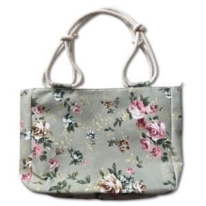 Farmhouse Is My Style Floral Green Cottage Boho Tote Bag